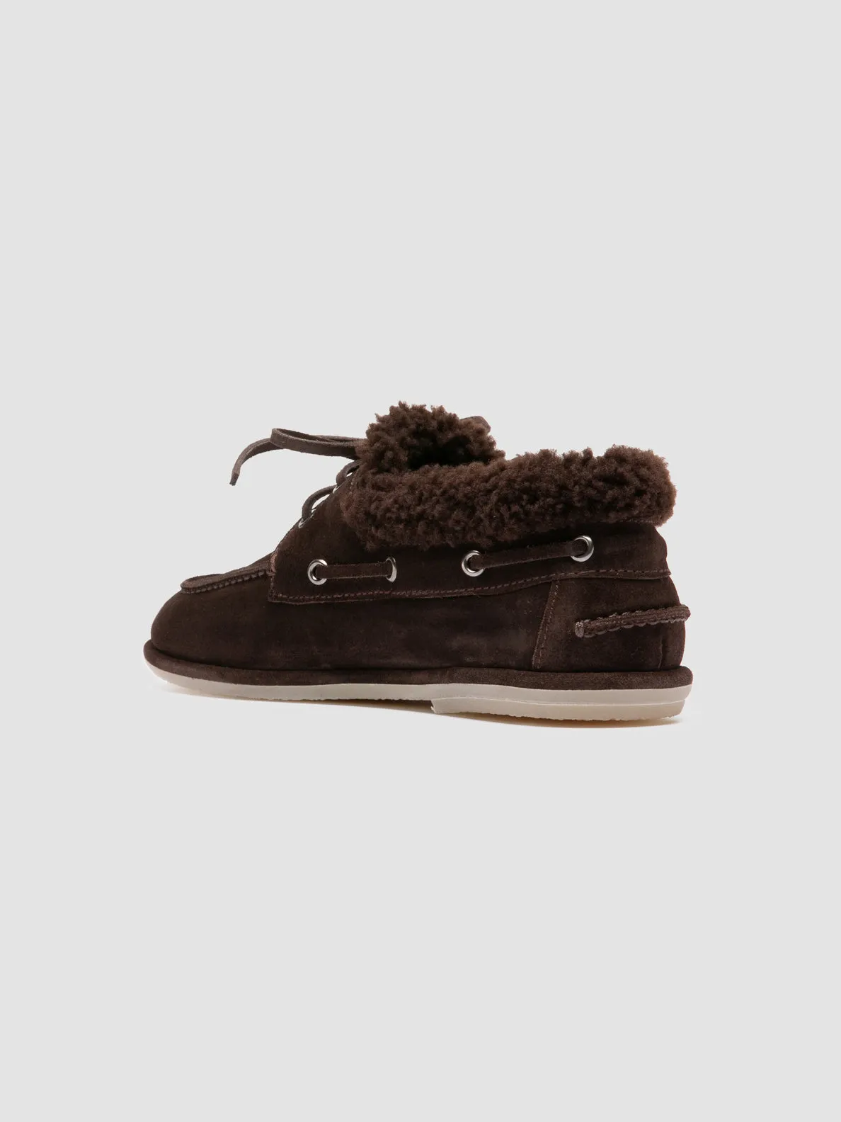 Insta Shot Track Step LOVE 103 - Brown Suede Boat Shoes