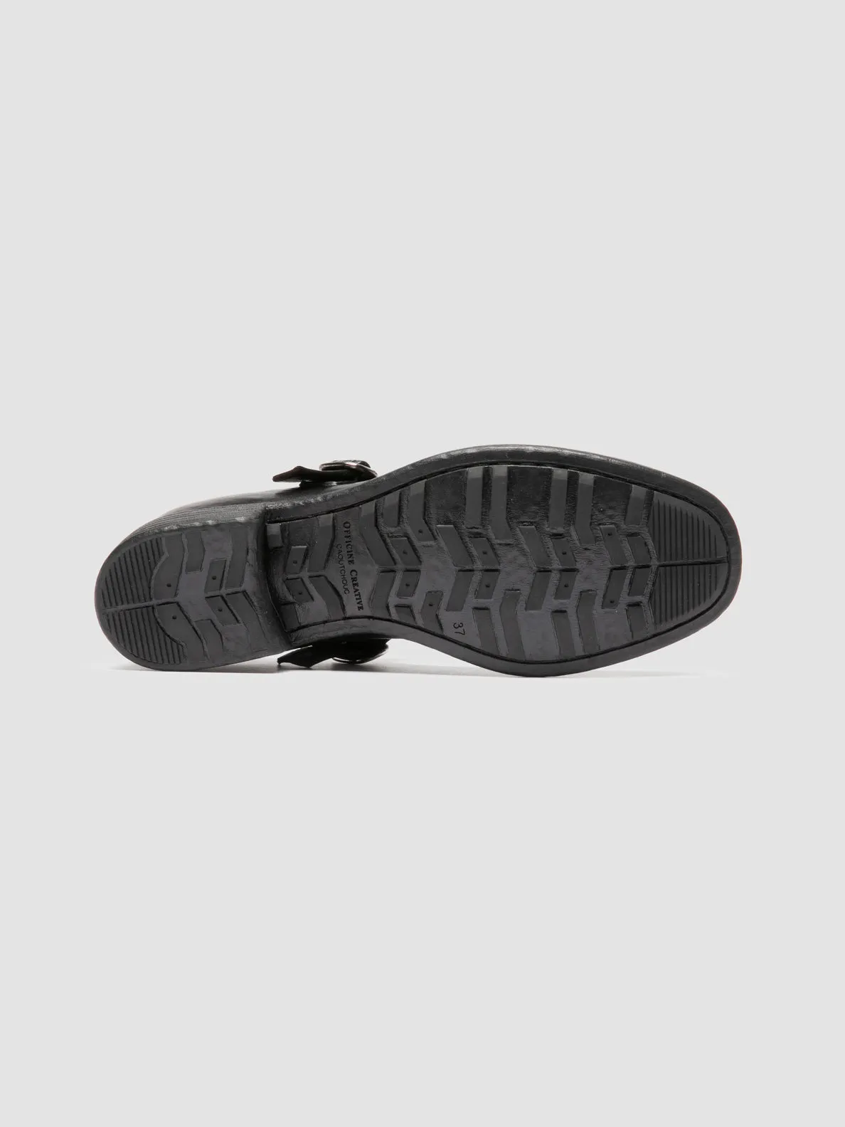 CALIXTE 071 - Burgundy Leather T-Bar Shoes Slide Hike Light cushion