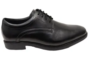 Nunn Bush By Florsheim Mens Baxter Plain Triple Wide Leather Shoes Long Walk