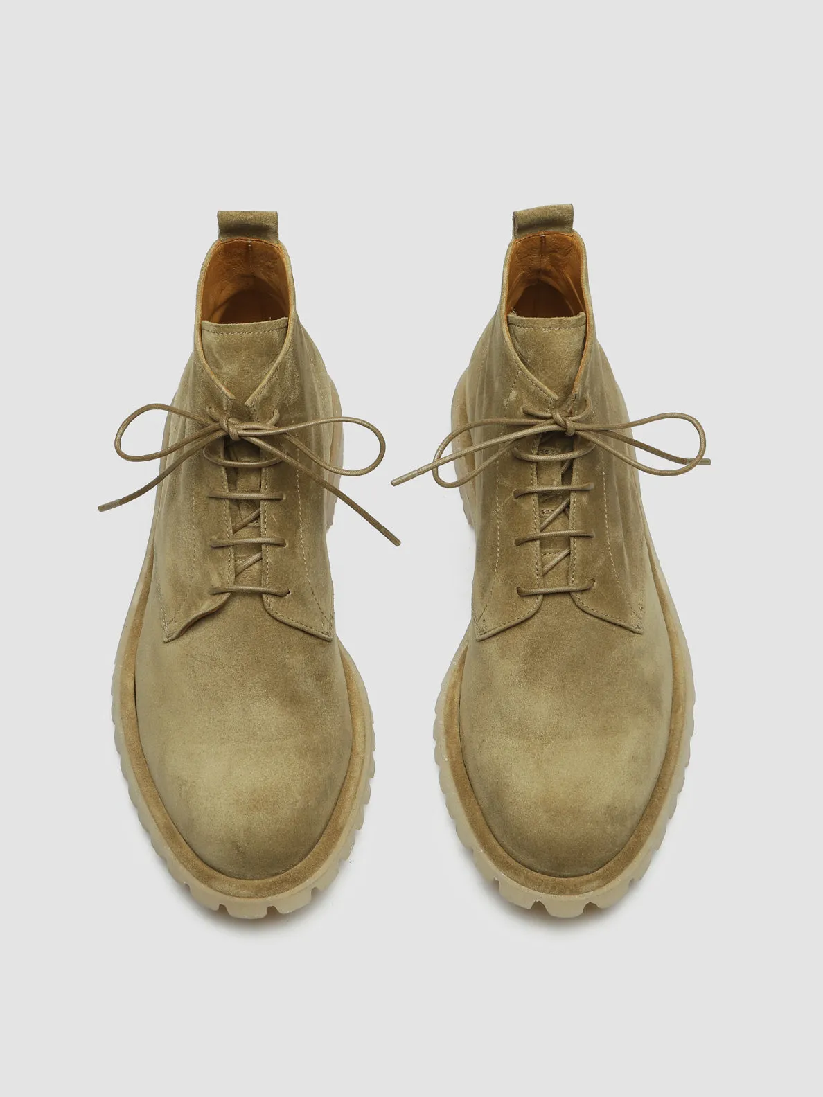 Relaxed shock absorption Casual Utility SPECTACULAR 002 - Brown Suede Lace-Up Boots