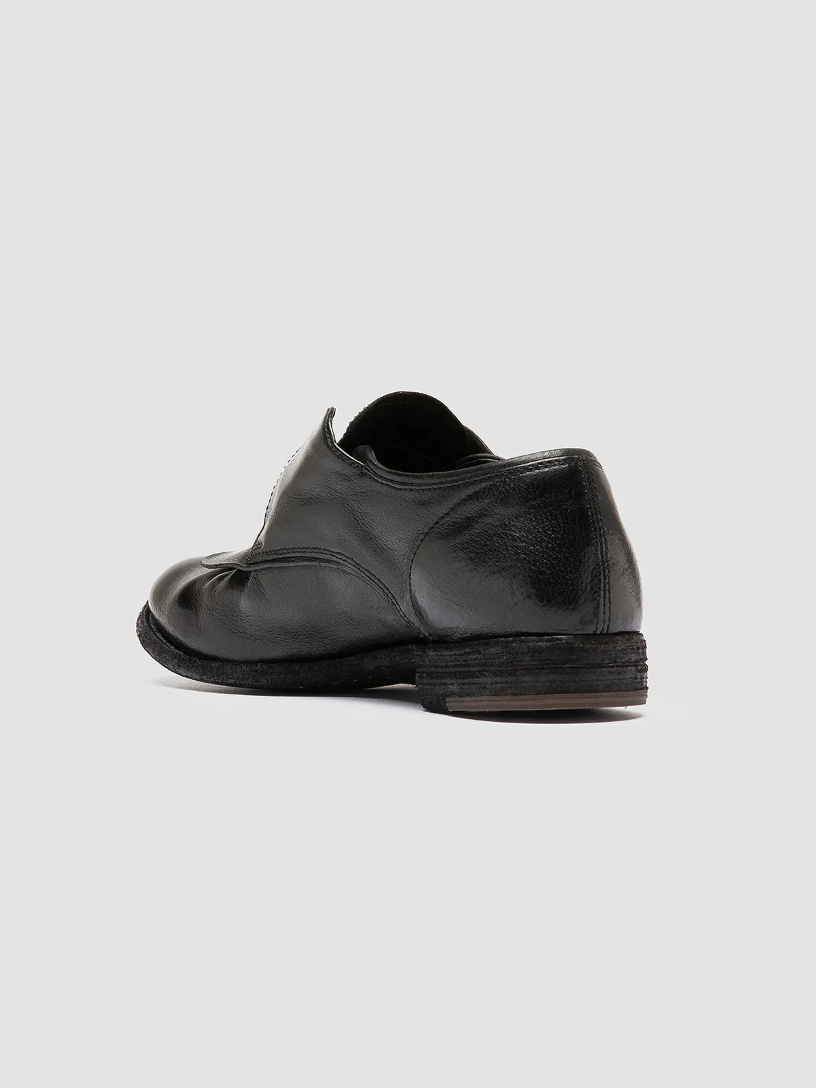 Seasonal Pick LEXIKON 550 - Black Leather Derby Shoes
