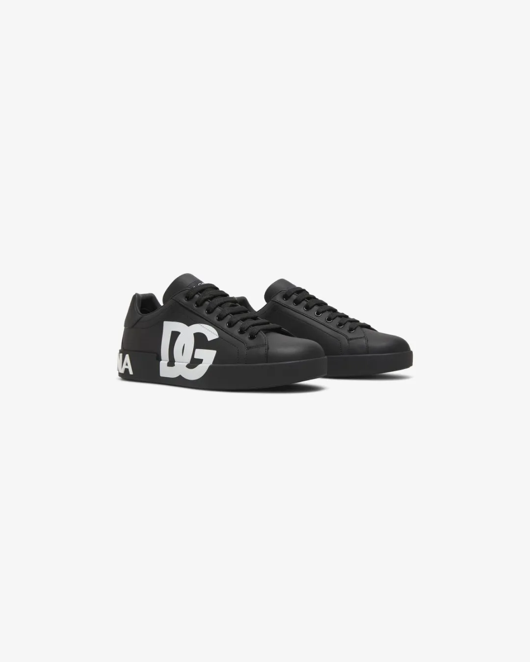 Wind Safe Dolce and Gabbana Portofino Logo-Print Sneakers.
