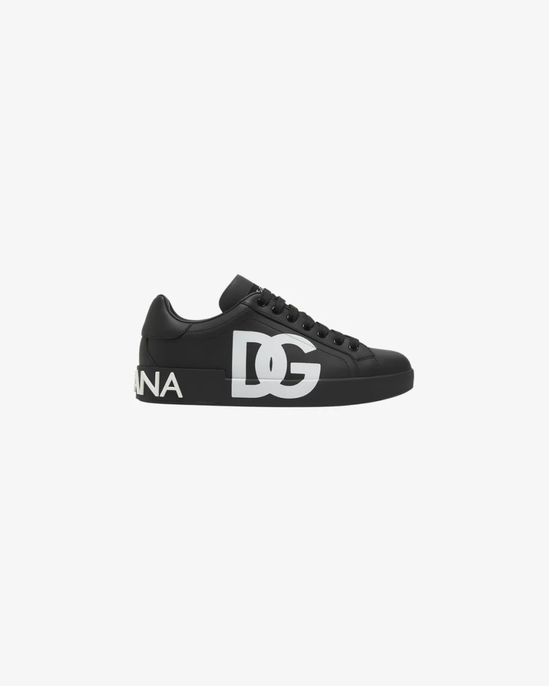 Any Path Angel Glow Dolce and Gabbana Portofino Logo-Print Sneakers.