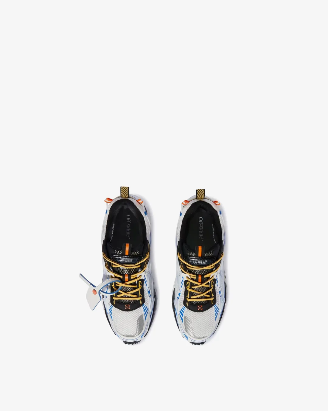 Off-White Virgil Abloh Sneaker - ??Be Right Back - Silver/Blue?? running shoes for road races easy - to - take - off - convenience shoes