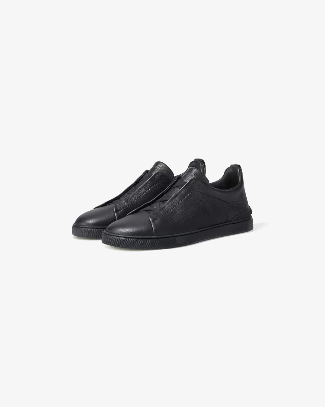Stone Glam Pond Walk Zegna Deerskin Triple Stitch? Sneakers