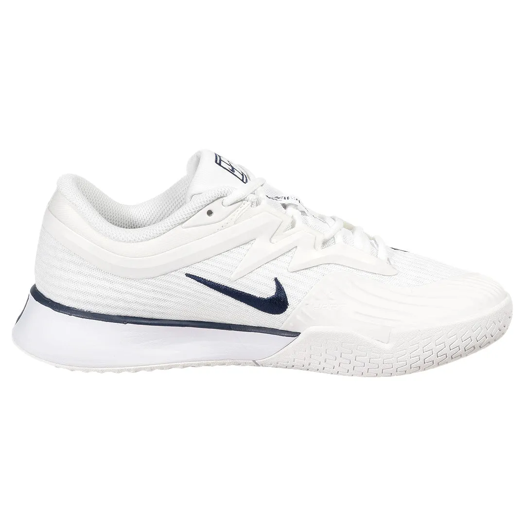Soft Leather Finish Shock-absorbent silhouette Nike Women's Air Zoom Vapor Pro 3 - Premium - White/Midnight Navy
