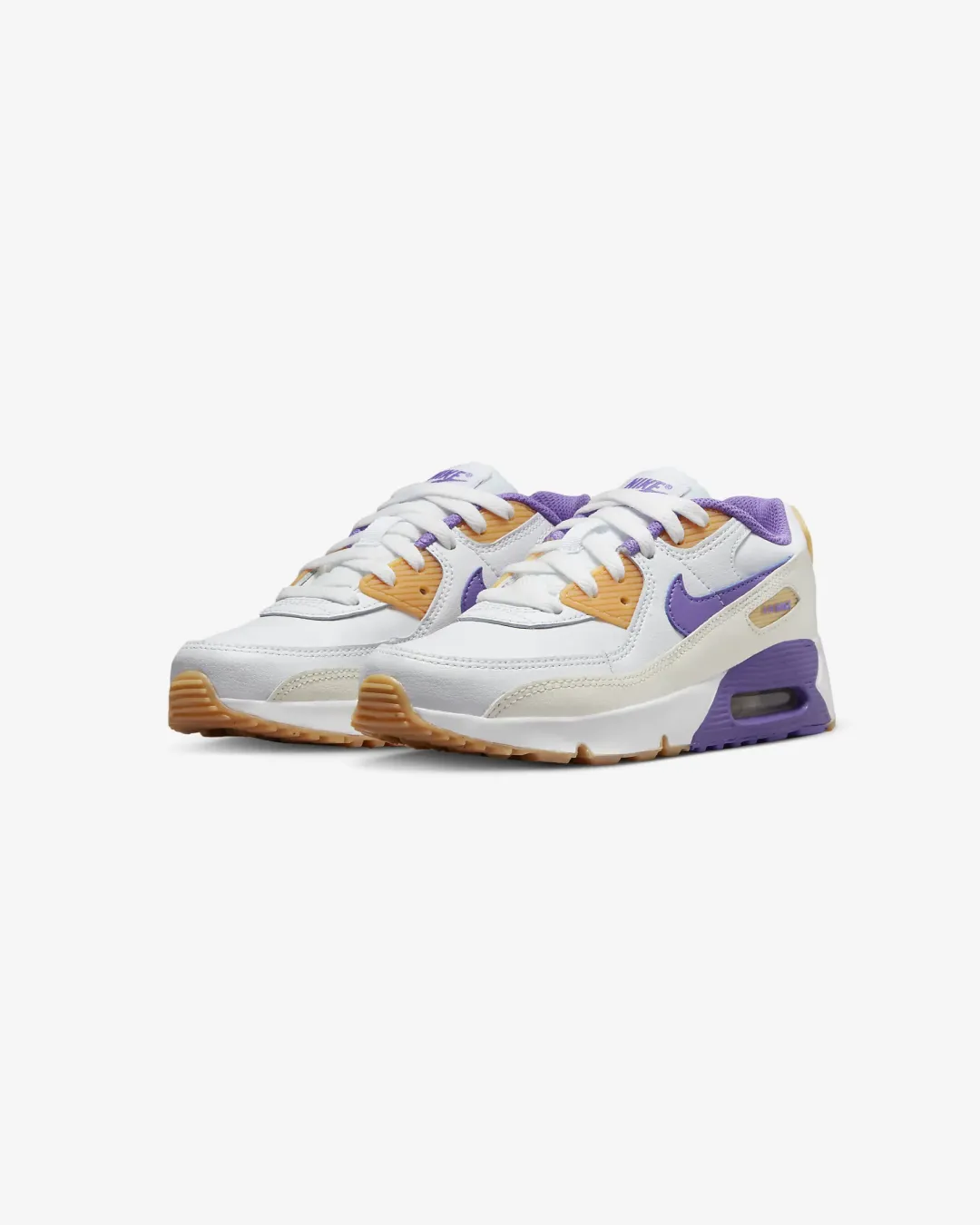 Nike Air Max 90 Action Grape Citron Sneakers Lightweight French Soft