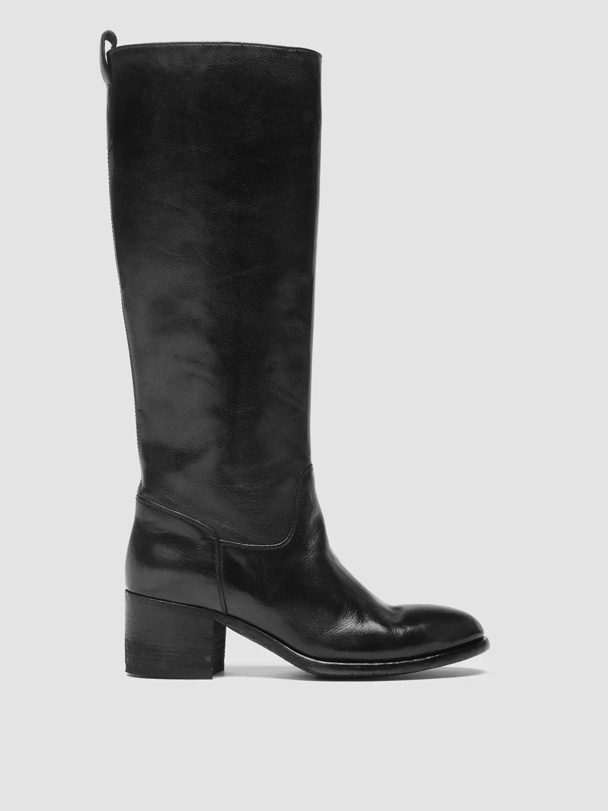 Test Hike Flexible Upper DENNER 116 - Black Leather Zip Boots