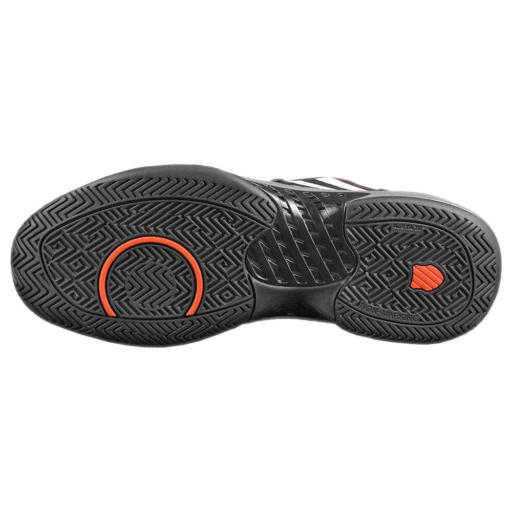 K-Swiss Men's Pickleball Supreme - Pickleball - Jet Black/Steel Grey Effortless Ease