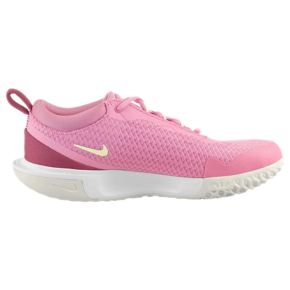 Nike Women's Court Zoom Pro - Coral Chalk/Barely Volt Retro-inspired