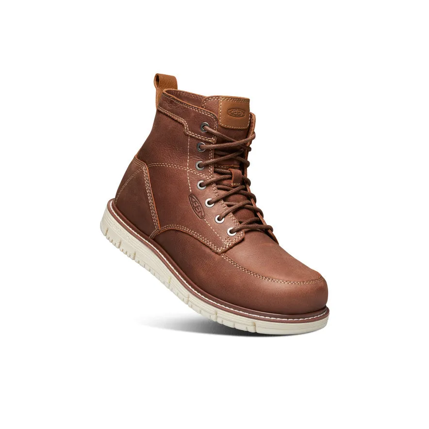 Seamless Stitching Snow Ready Men's San Jose 6" Boot (Soft Toe)  |  Gingerbread/Off White