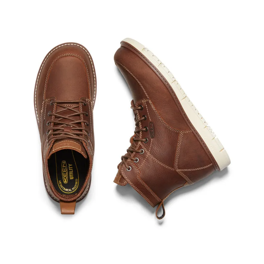 Day Wear Construction Ready Men's San Jose 6" Boot (Soft Toe)  |  Gingerbread/Off White