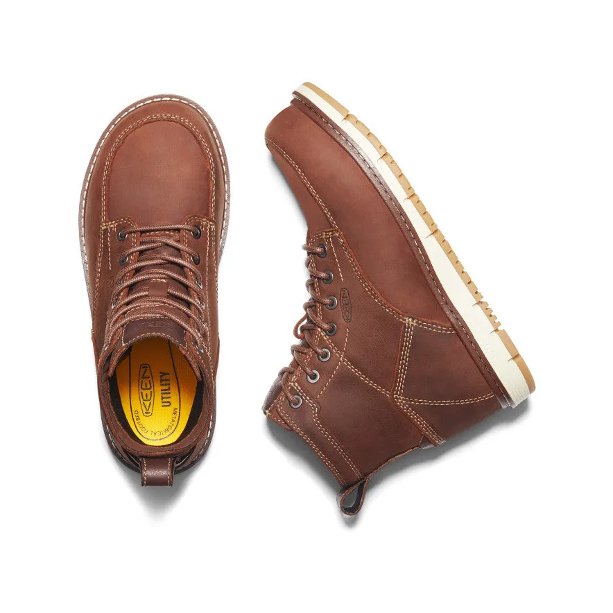 Daily Commuter Casual Wear Women's San Jose 6" Boot (Aluminum Toe)  |  Gingerbread/Gum