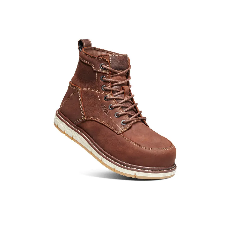 Women's San Jose 6" Boot (Aluminum Toe)  |  Gingerbread/Gum Trail Ready Footwear Outdoor Travel