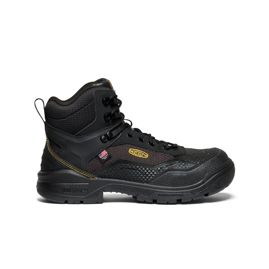 Men's Stronglite Waterproof Boot (Carbon Toe)  |  Black/Black Suede Material Vintage Style