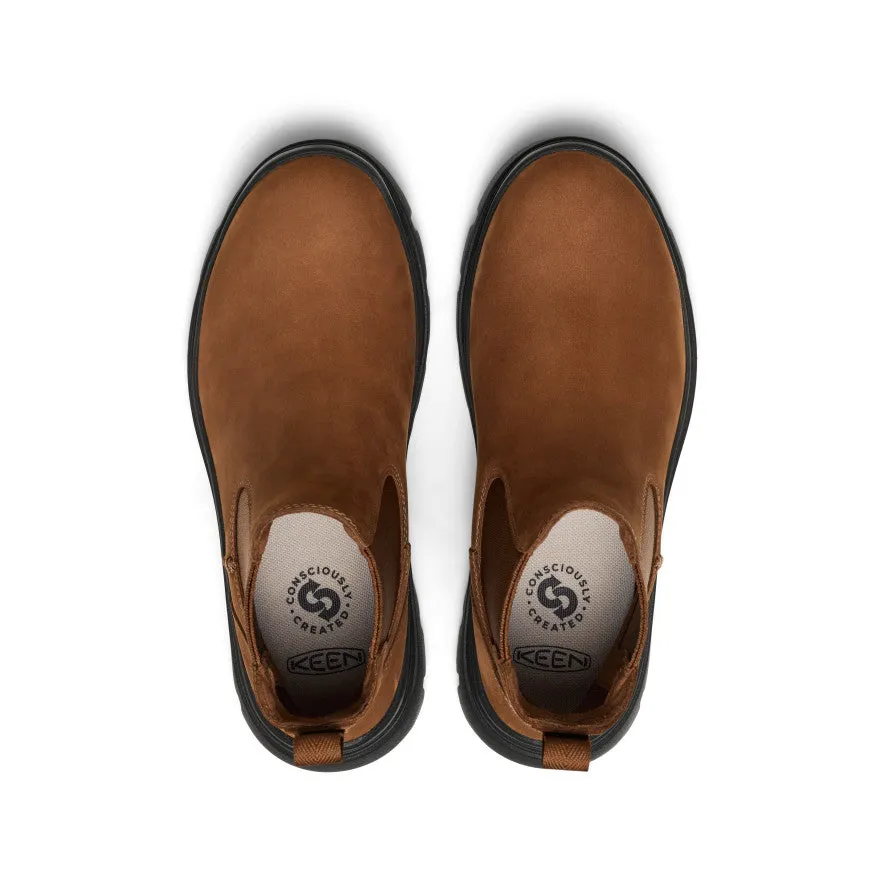 Soft Material Versatile Design Women's Kosa Chelsea Boot  |  Bison/Black