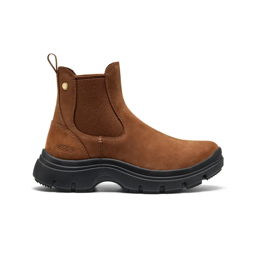 Women's Kosa Chelsea Boot  |  Bison/Black Sturdy sole