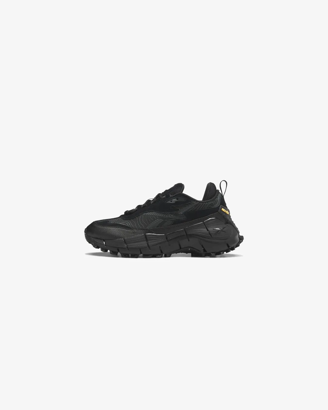 Reebok Zig Kinetica 2.5 Edge Vibram Black Sneakers Gym Autumn Tone