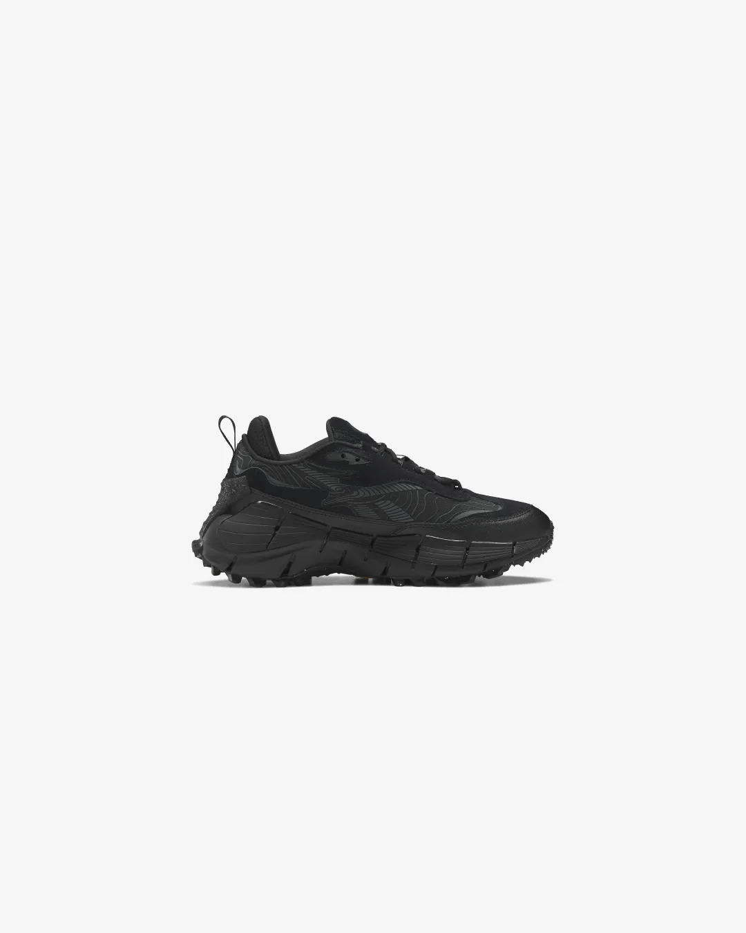 Reebok Zig Kinetica 2.5 Edge Vibram Black Sneakers Queen Fit Arch Fit