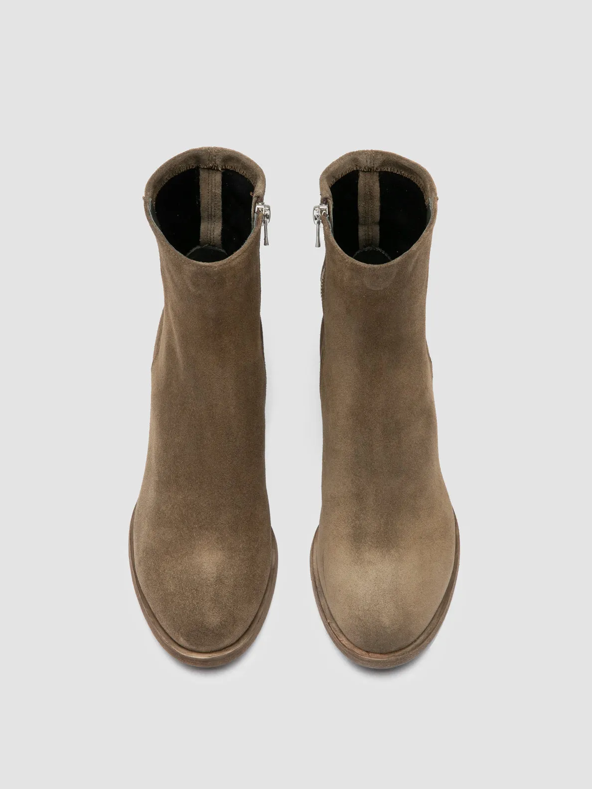 Sunrise Hike DENNER 127 - Taupe Suede Zipped Boots