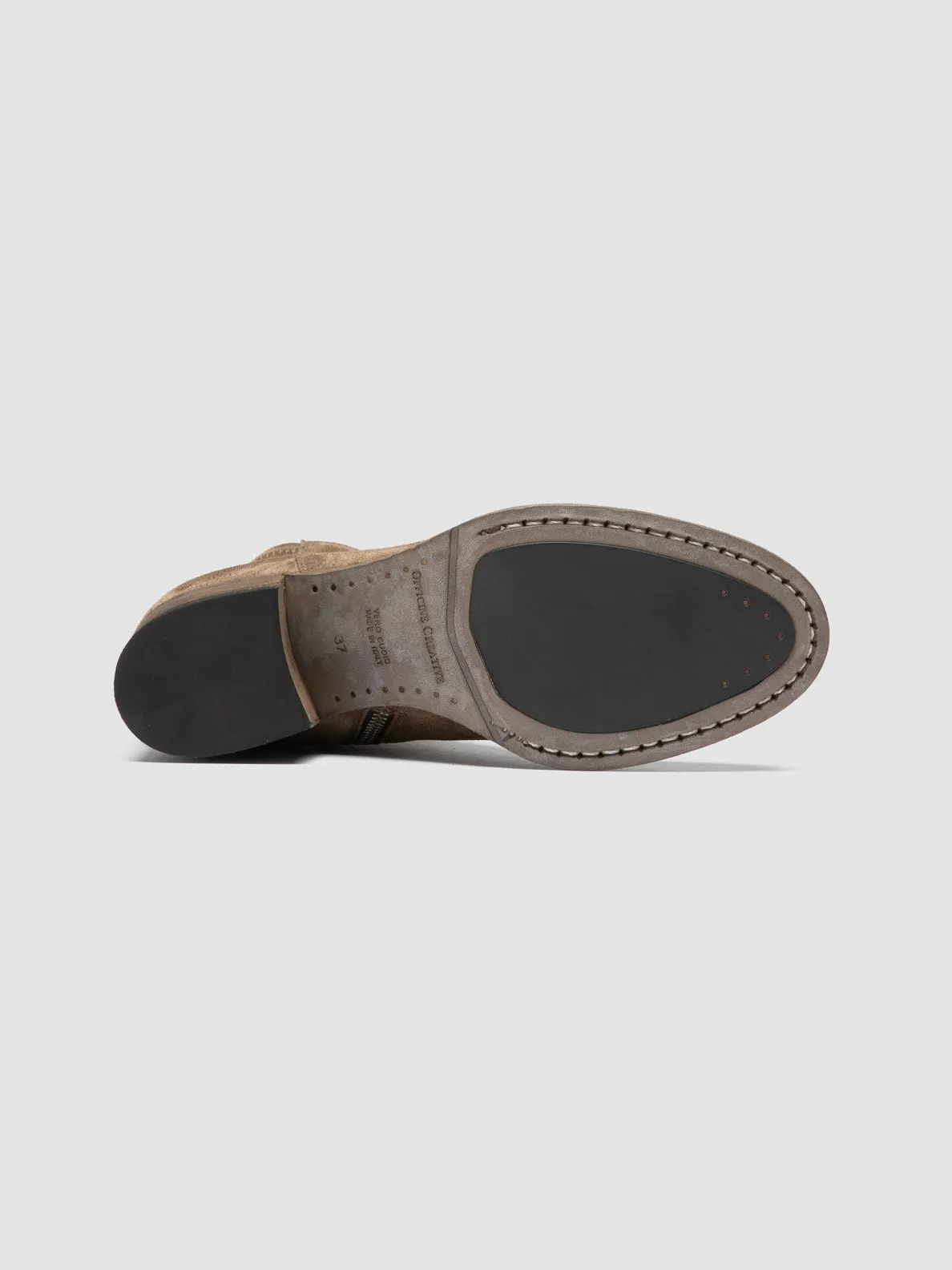 Cool Look Rain Hike DENNER 127 - Taupe Suede Zipped Boots
