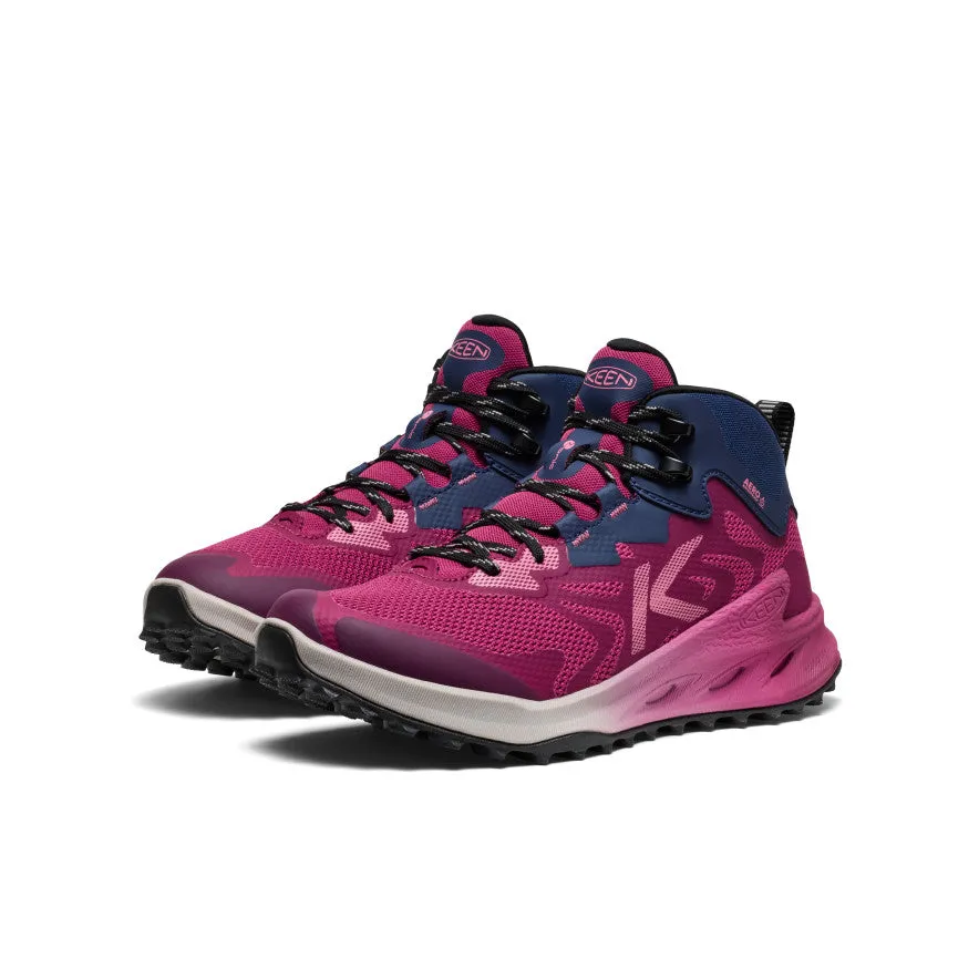Natural Terrain Weatherproof Design Women's Zionic NXT Waterproof Hiking Boot  |  Beaujolais/Pink Lemonade
