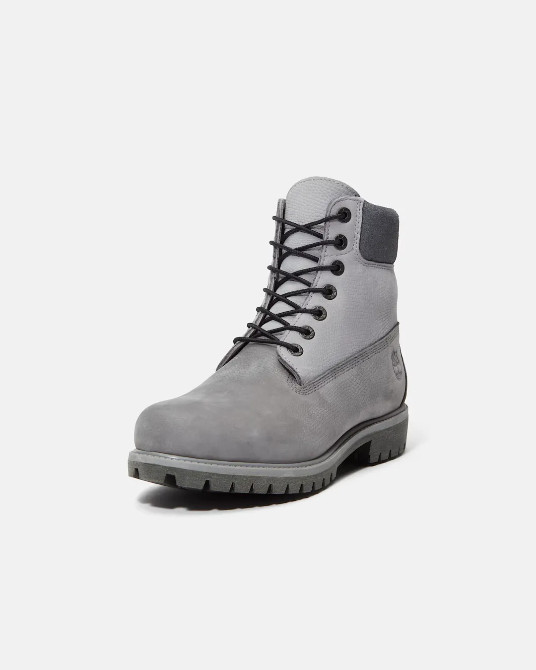 Fresh Tone Soft Neutral TIMBERLAND PREMIUM 6-INCH WATERPROOF BOOTS IN GREY NUBUCK