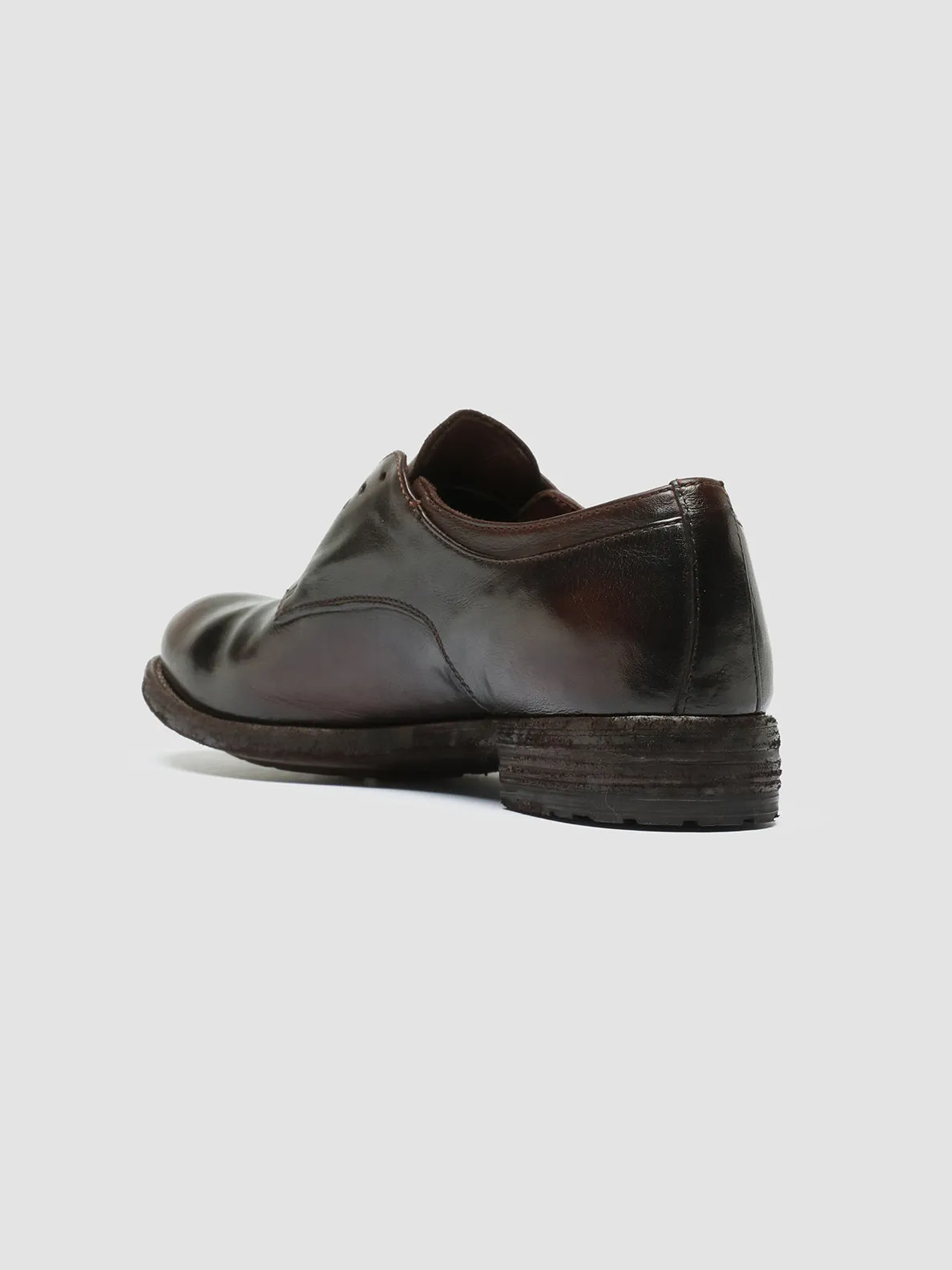 Sun Hike Push Step LEXIKON 012 - Brown Leather Derby shoes