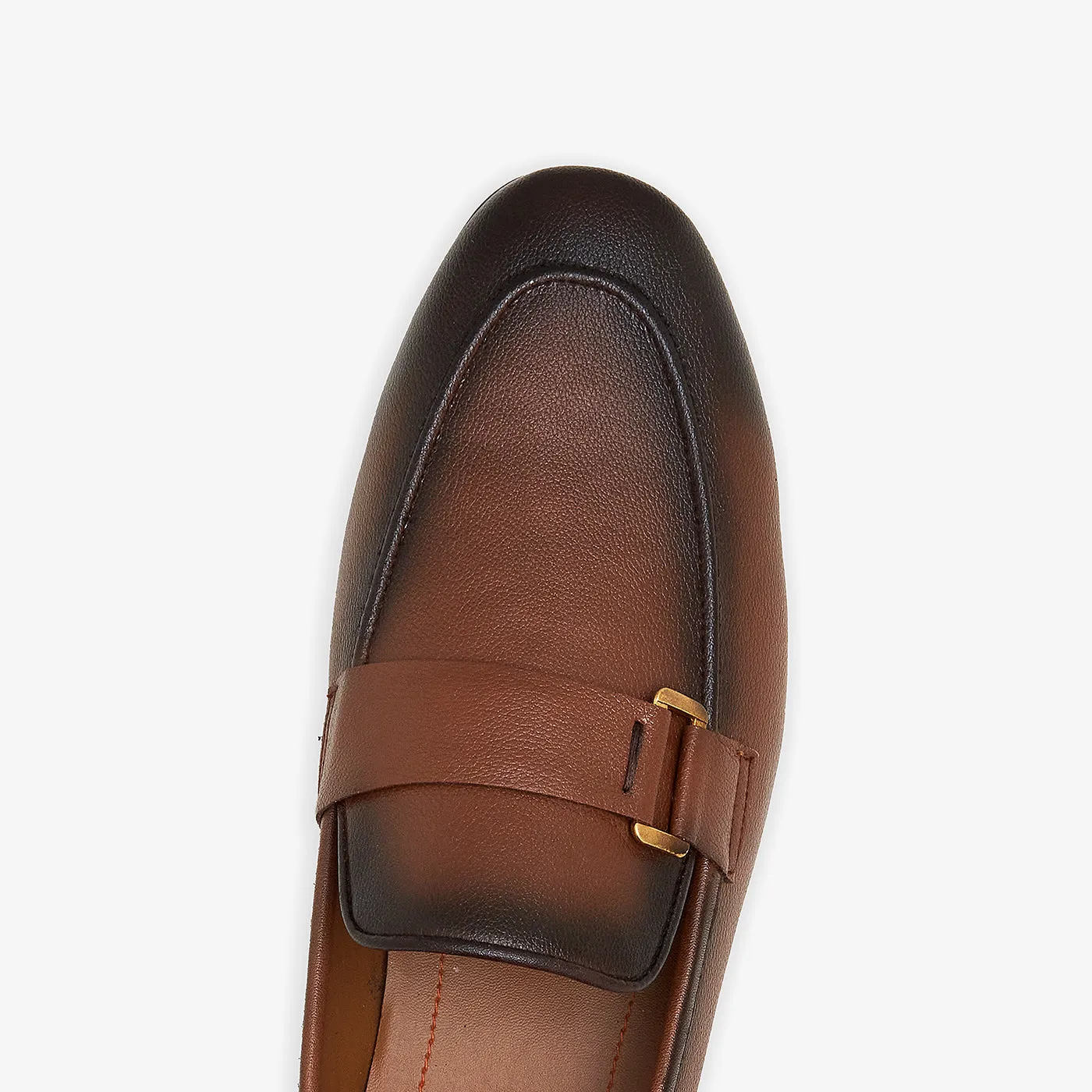 Men's Sleek Buckled Formals Chic Detail