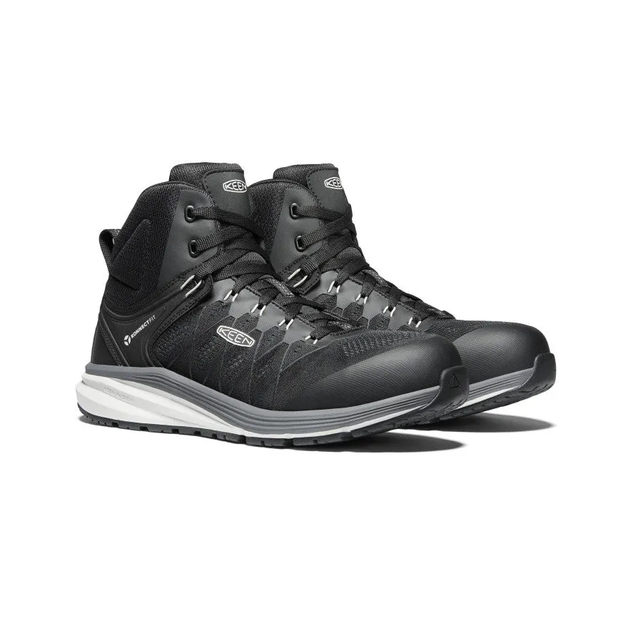 Cool Seasons Elastic Material Men's Vista Energy Mid (Carbon Toe)  |  Vapor/Black
