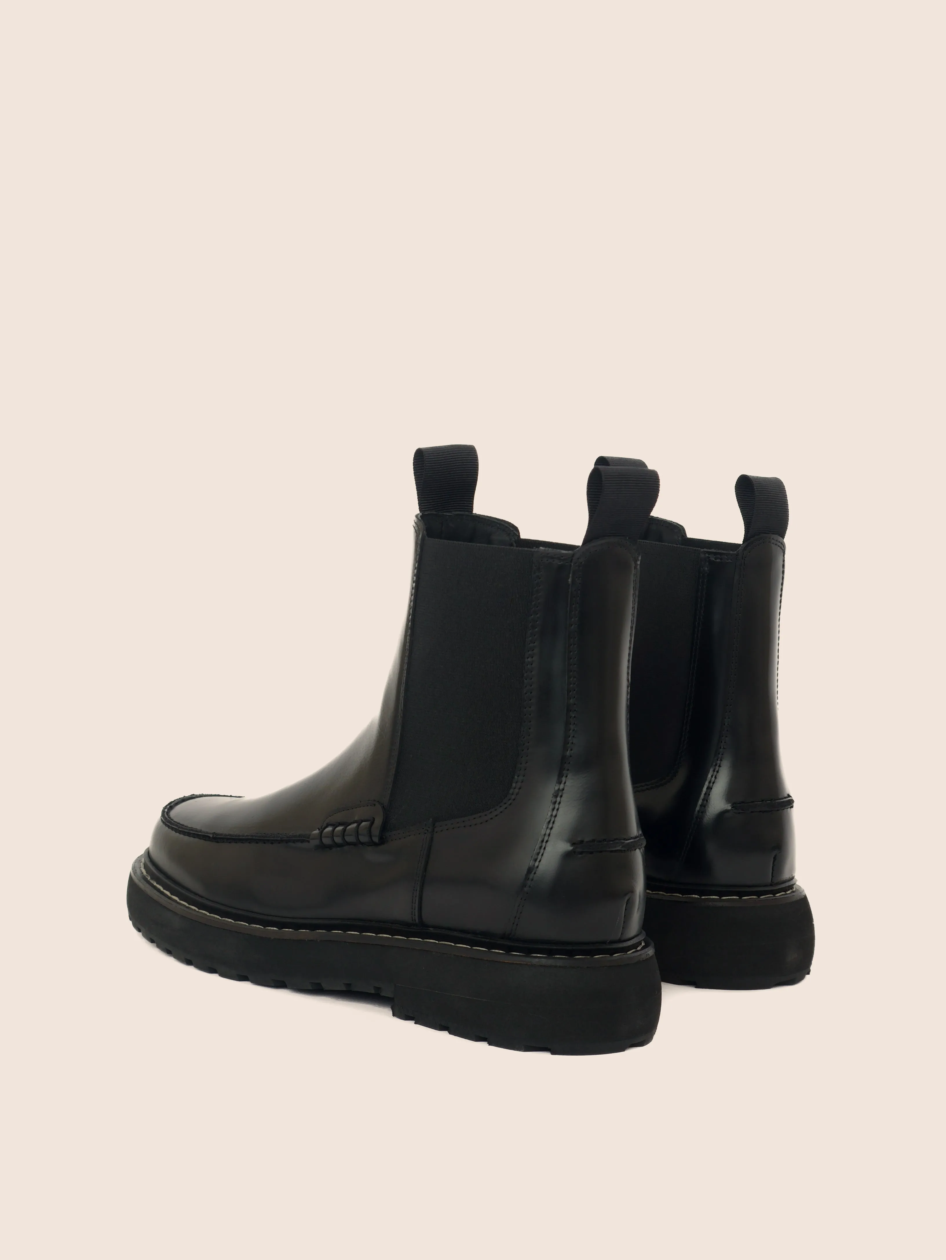 Day To Night Cushioned Lagoa Black Brushed Unlined Boot