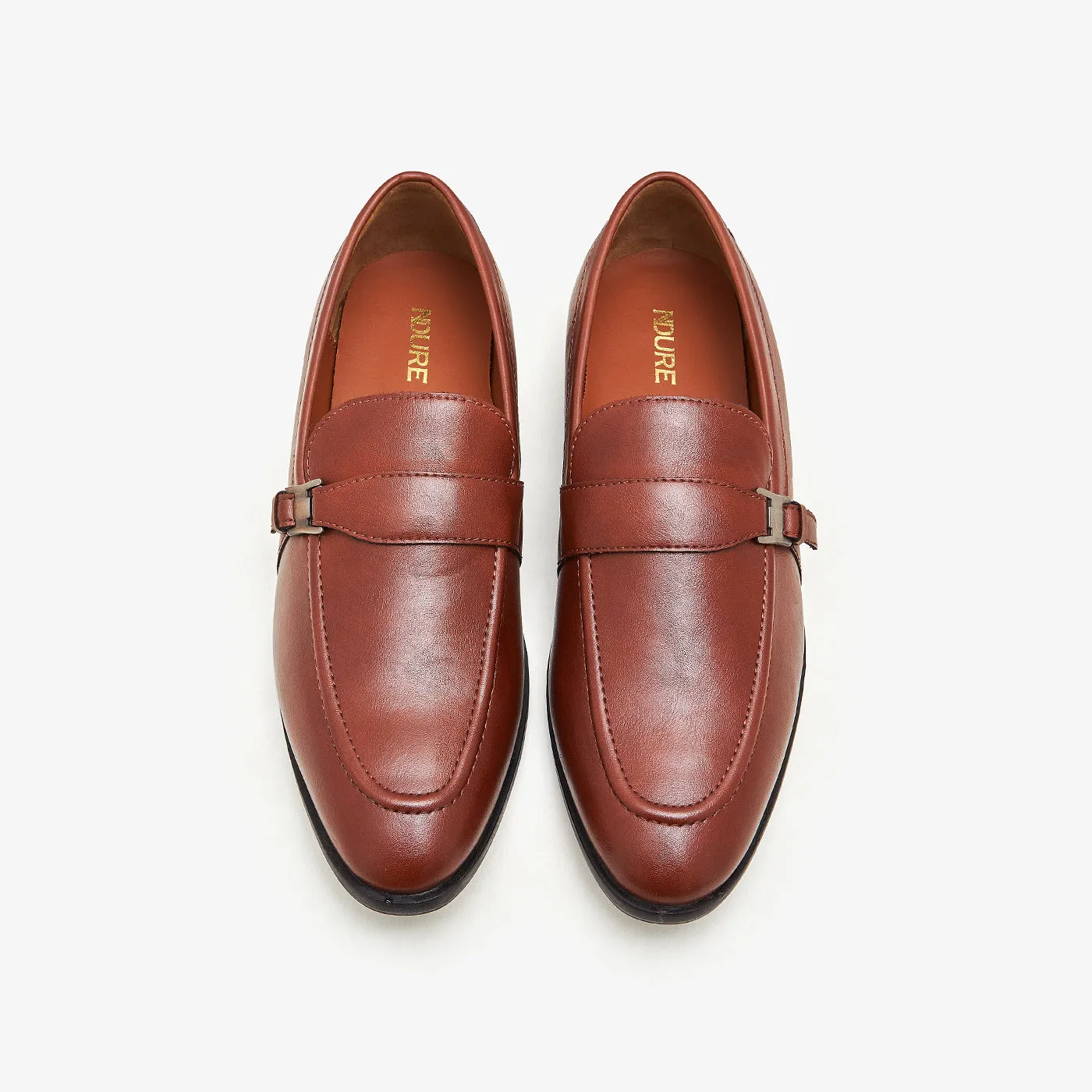 Men's Round Toed Dress Shoes Balanced Step Comfort