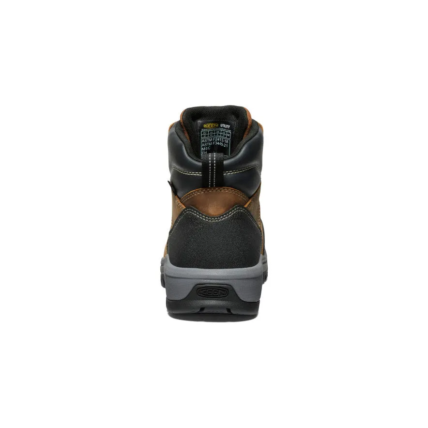 High Shaft Men's Evanston 6" Waterproof Boot (Carbon Toe)  |  Bison/Black