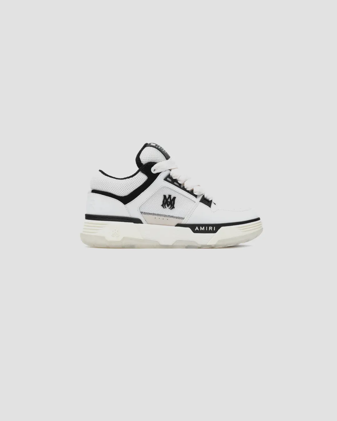 soccer - compatible running shoes AMIRI MA-1 White Black Panelled Sneakers