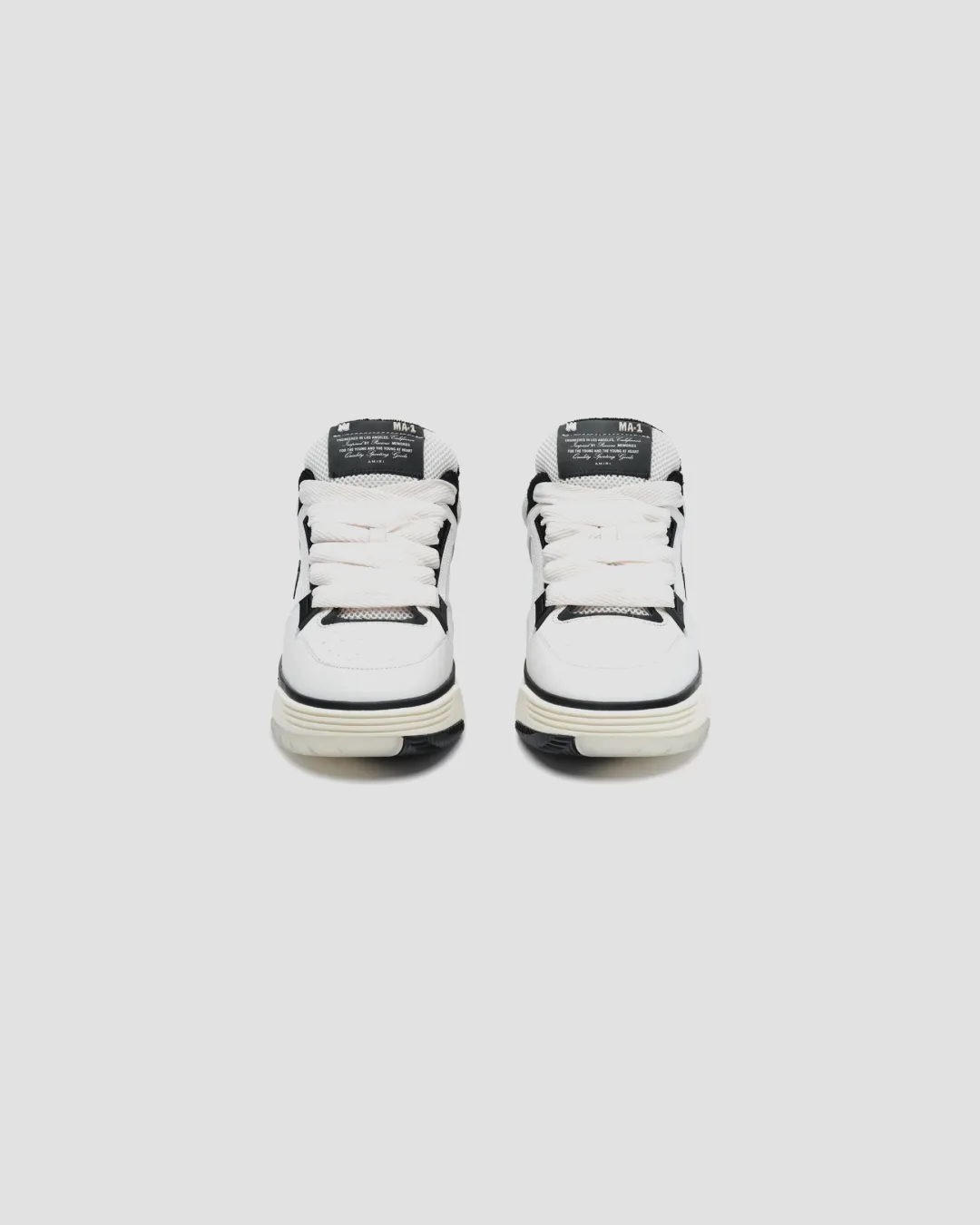 AMIRI MA-1 White Black Panelled Sneakers soft - foam sole shoes