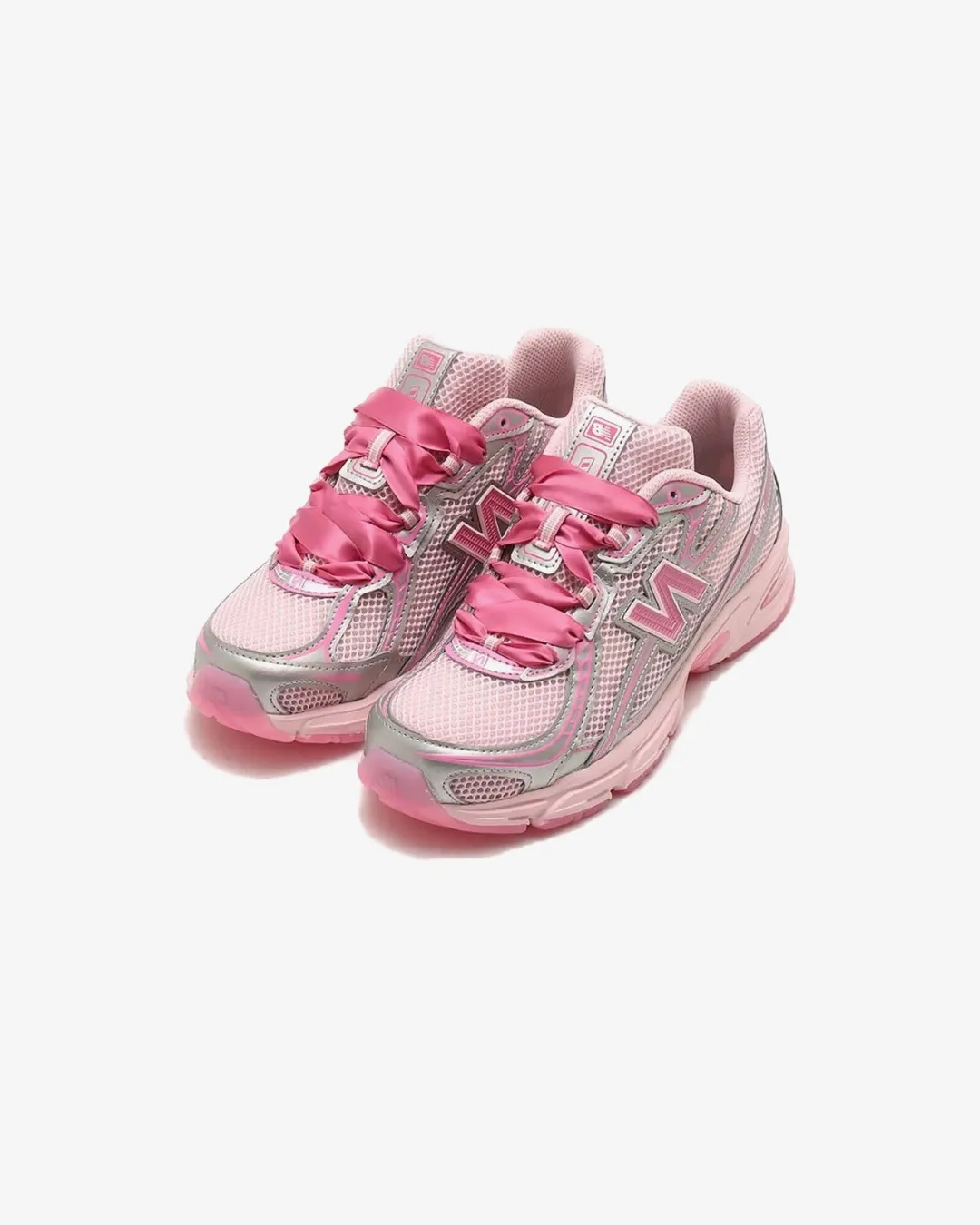 New Balance 740 X Atmos Pink 'Pink Vacation' Sneakers Balance Fit Busy Path