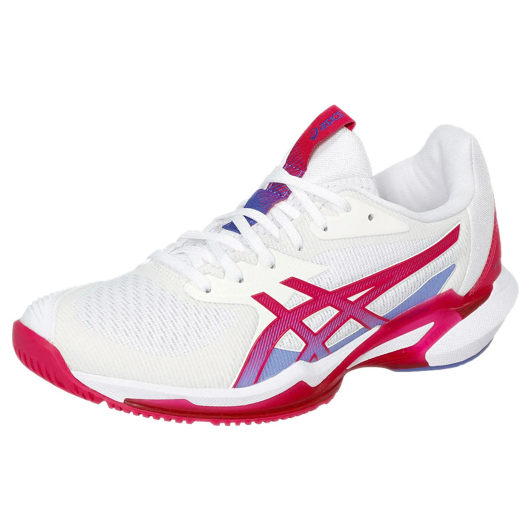 Asics Women's Solution Speed FF 3 - White/Bright Rose Built-in comfort Easy Sport