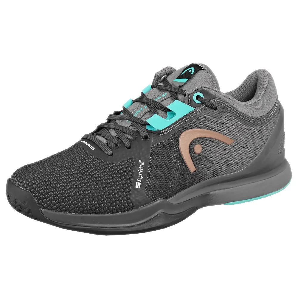 Head Women's Sprint Pro 3.0 SF - Black/Light Blue Gym Essential