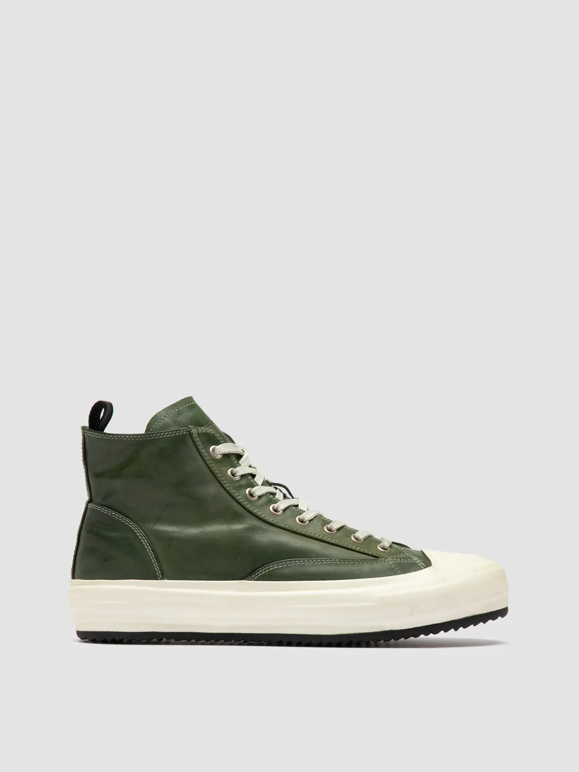 MES DD 002 - Green Leather Sneakers All Day Comfort