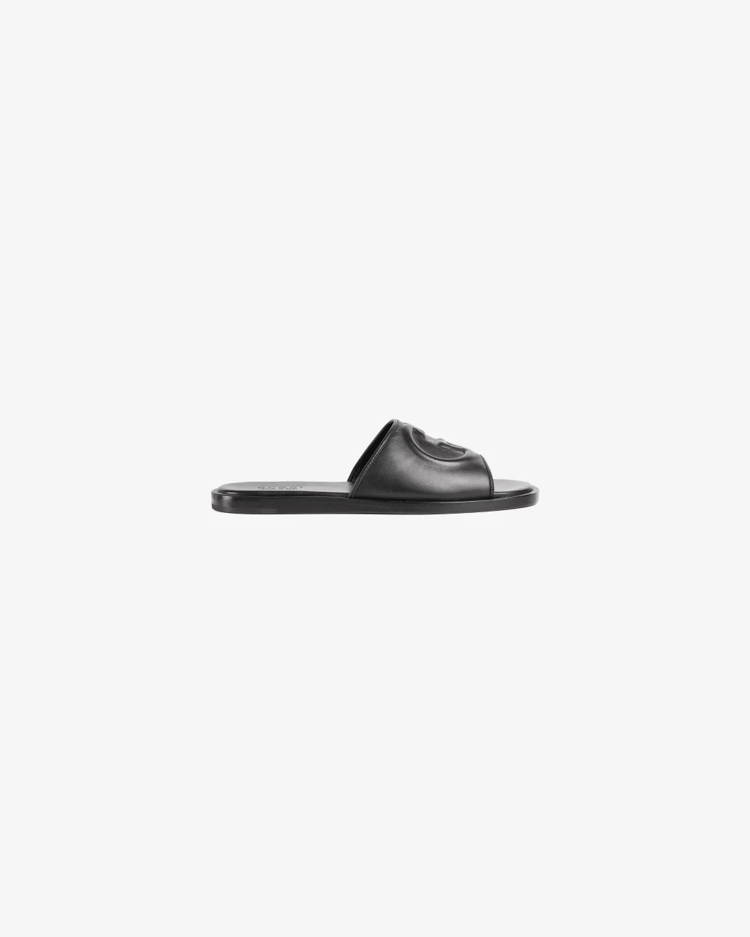 Gucci Men's Slide Sandal with Interlocking G Cliff Edge Earth Mood