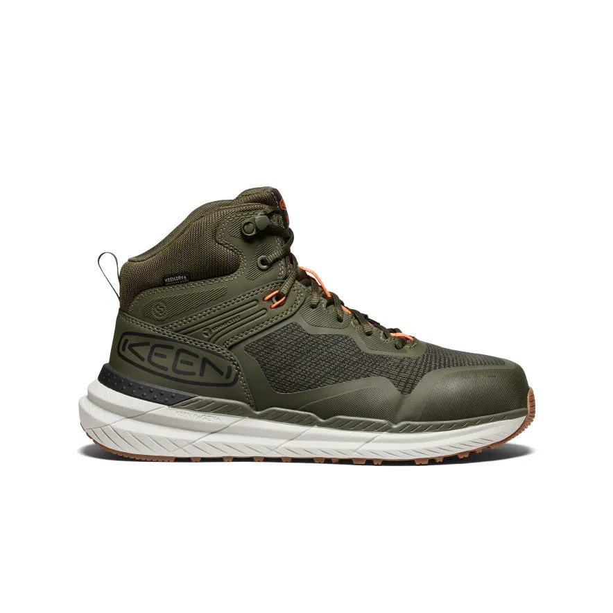 Athletic Edge Archaeologist Men's Synchro Waterproof Work Boot (Carbon Toe)  |  Forest Night/Gum