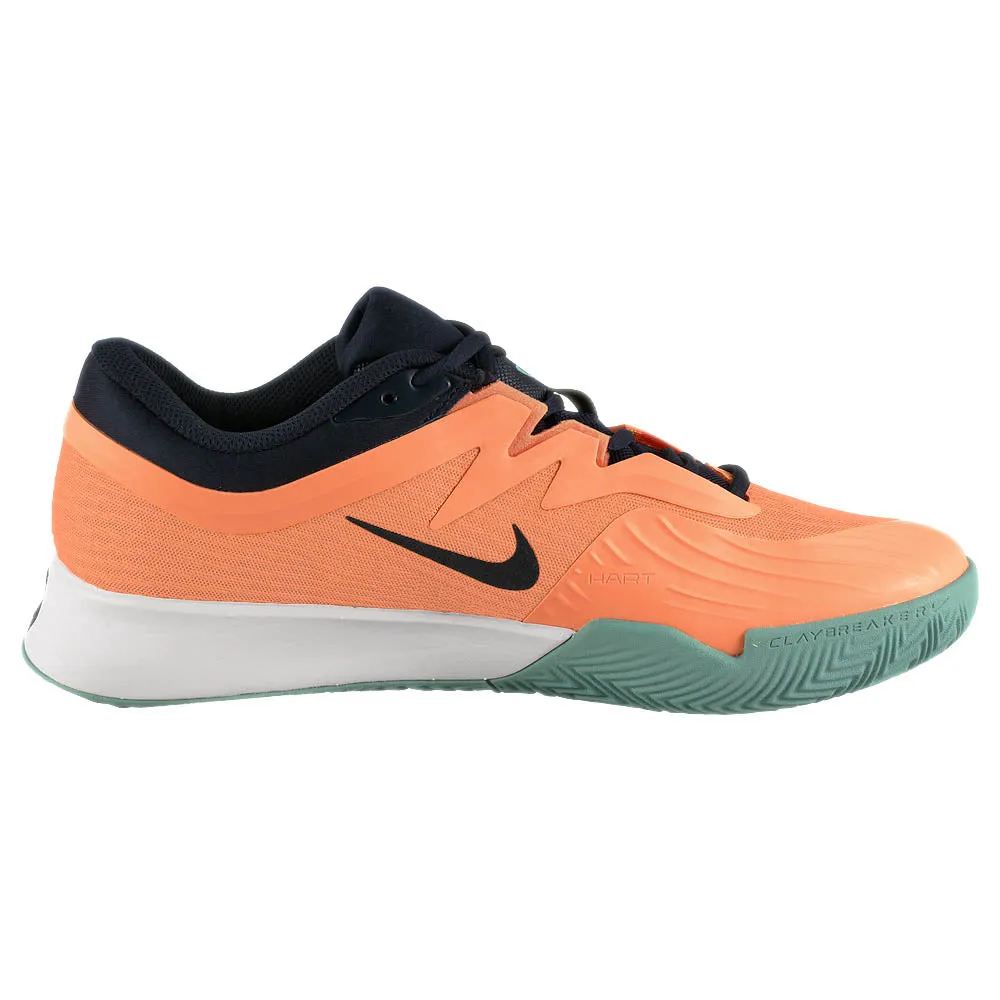 Nike Men's Air Zoom Vapor Pro 3 - Clay - Apricot Agate/Obsidian Sleek Comfort Soft Padding