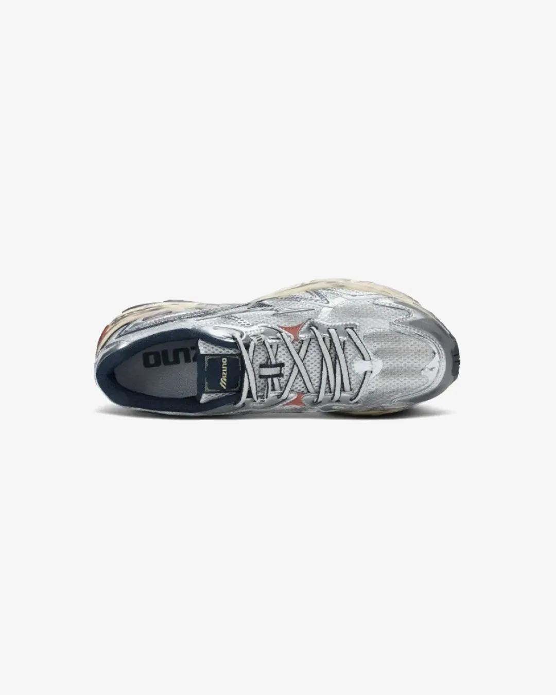 Late evening accessory track - ready Mizuno Adventure Silver Navy Sneakers