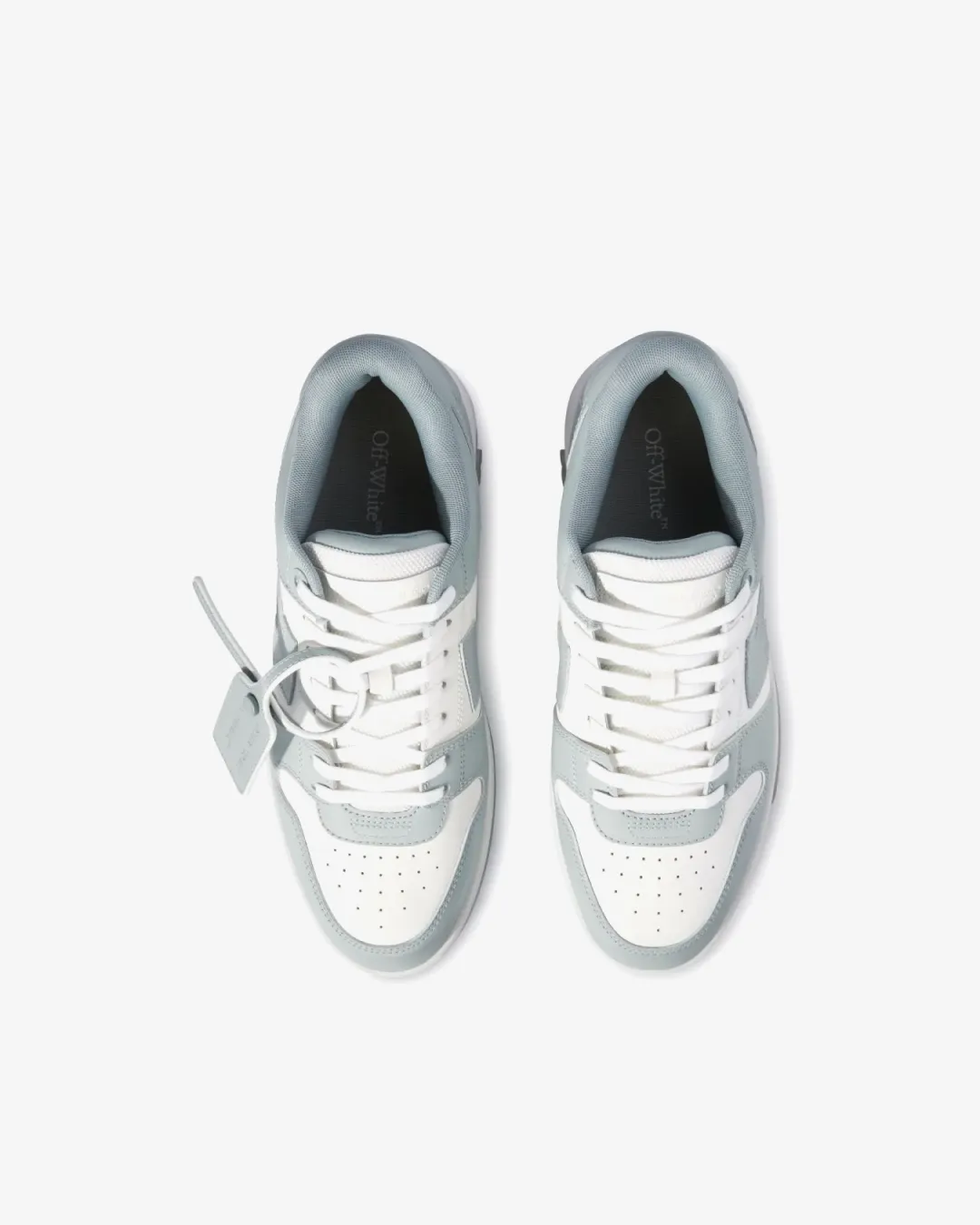 high - intensity - interval - training running shoes perforated - lining shoes Offwhite Out of Office 'Grey White' Sneakers