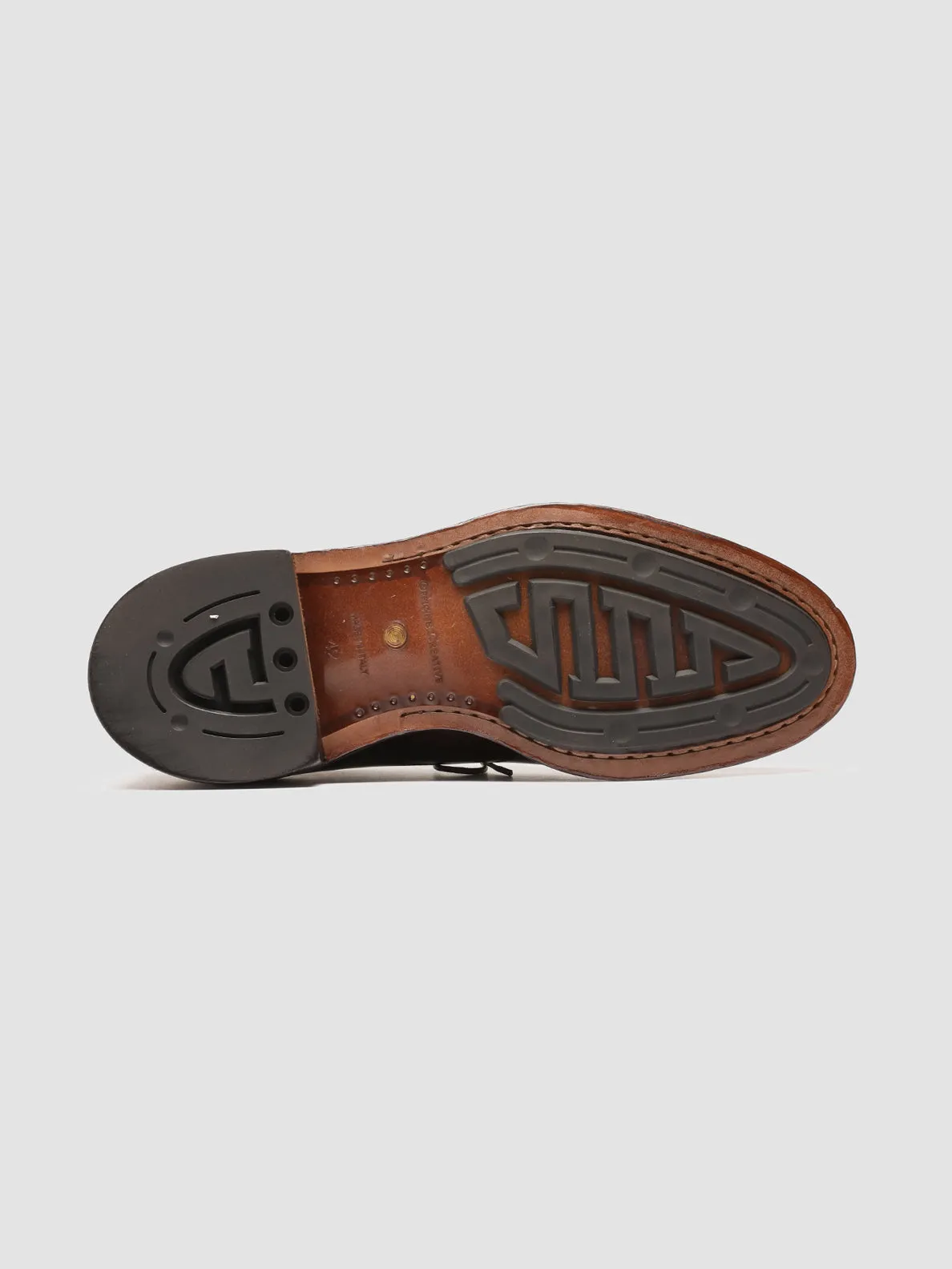 Smooth Walk TEMPLE 018 - Brown Leather Derby Shoes