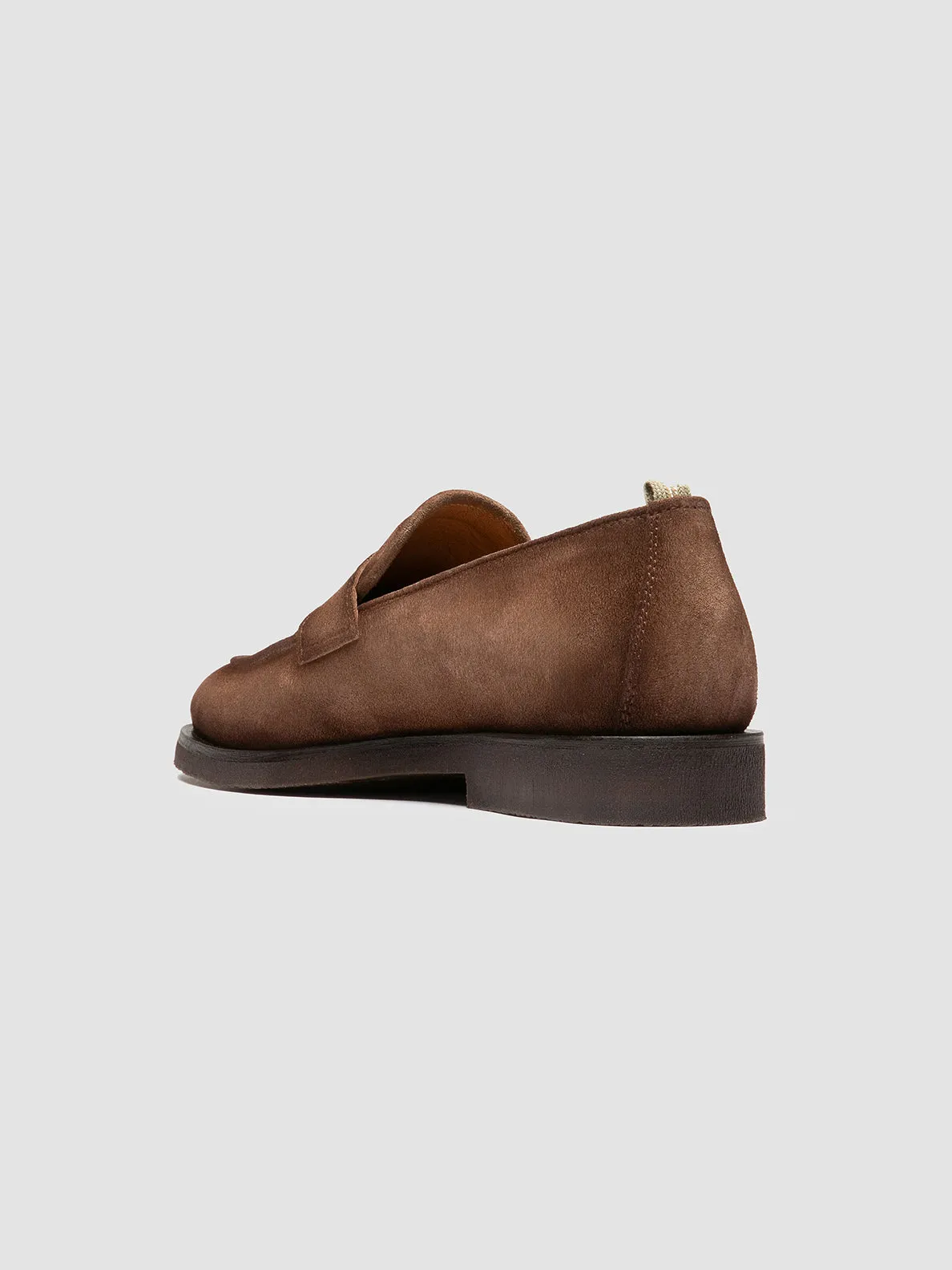 Slim Style OPERA FLEXI 101 - Brown Suede Penny Loafers