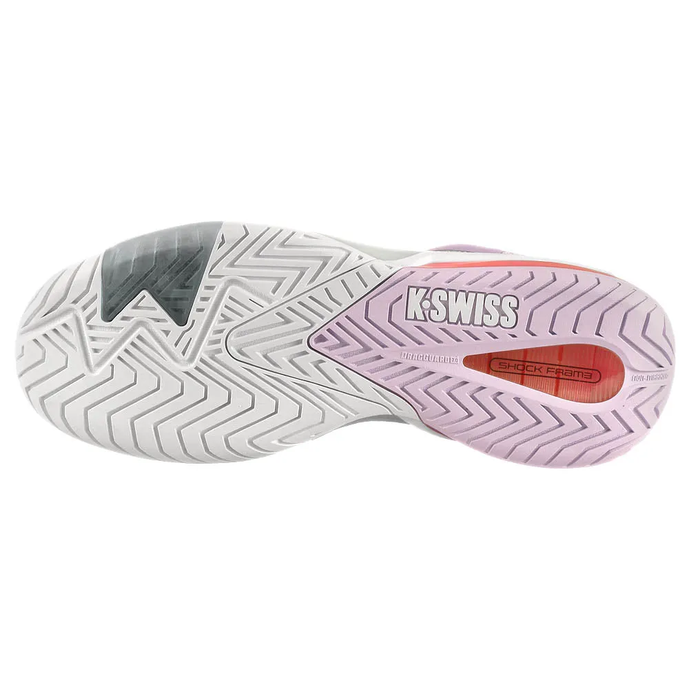 Ground Feel K-Swiss Women's Ultrashot 4 - White/Orchid Petal