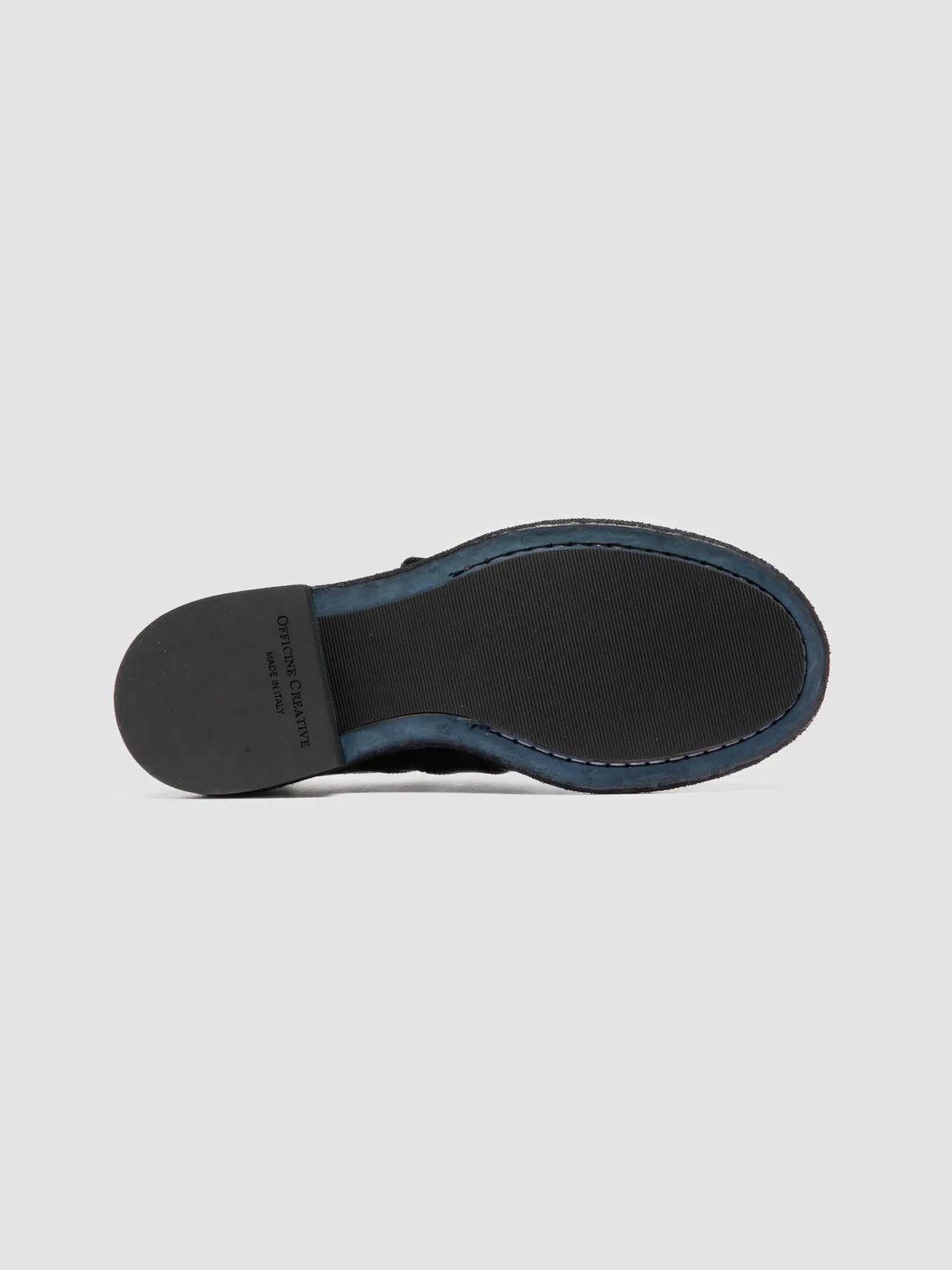 RUGGED 111 - Navy Leather Monk Shoes Smart Profile Everyday Wear