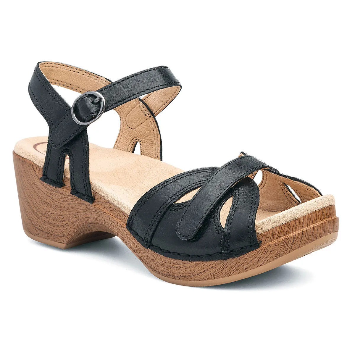 Season Ankle Strap Sandal Contrasting Colors Anti Odor