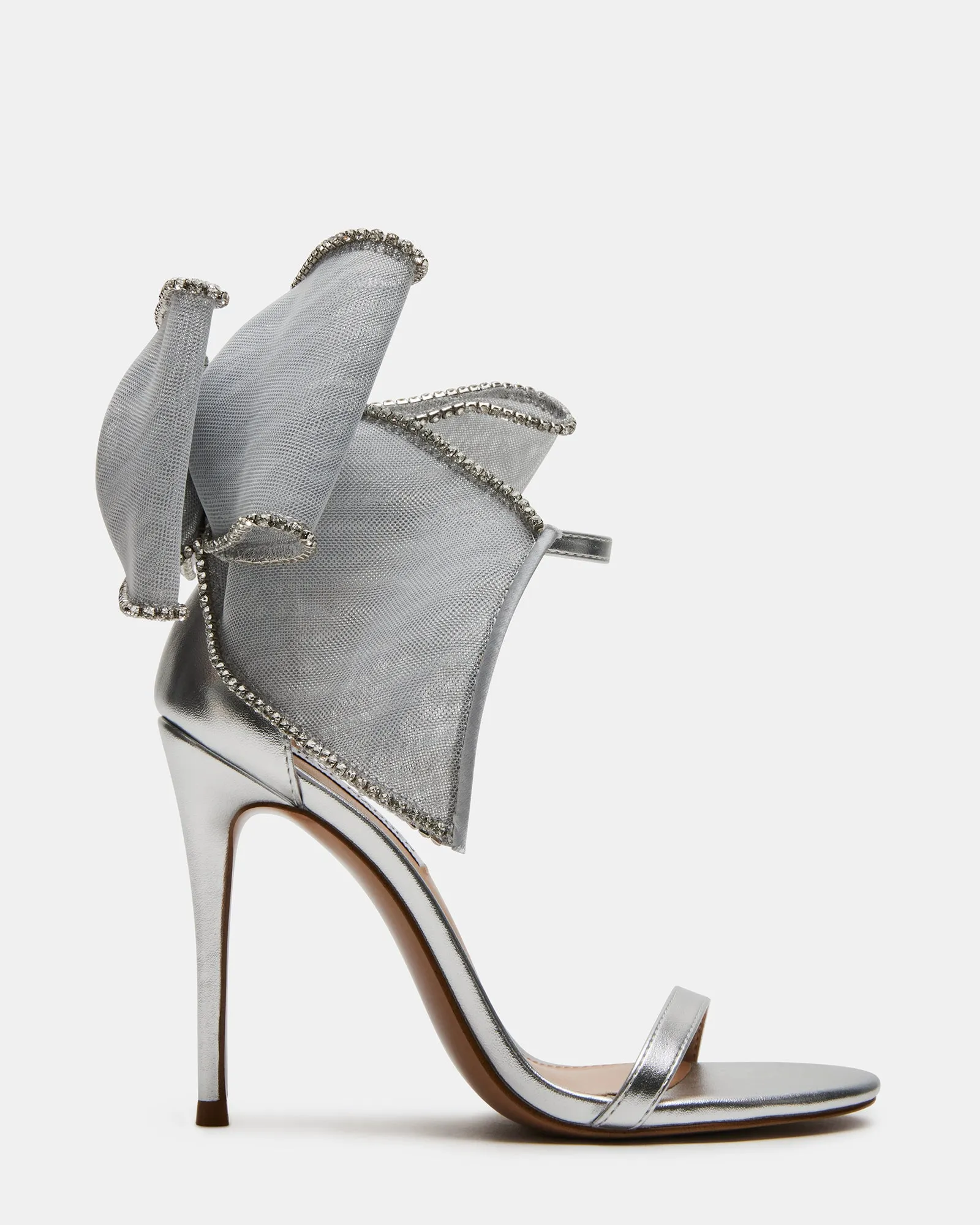 BENNI SILVER RHINESTONES Wedding Day Stilettos
